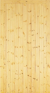 Framed Ledged & Braced Redwood Gate